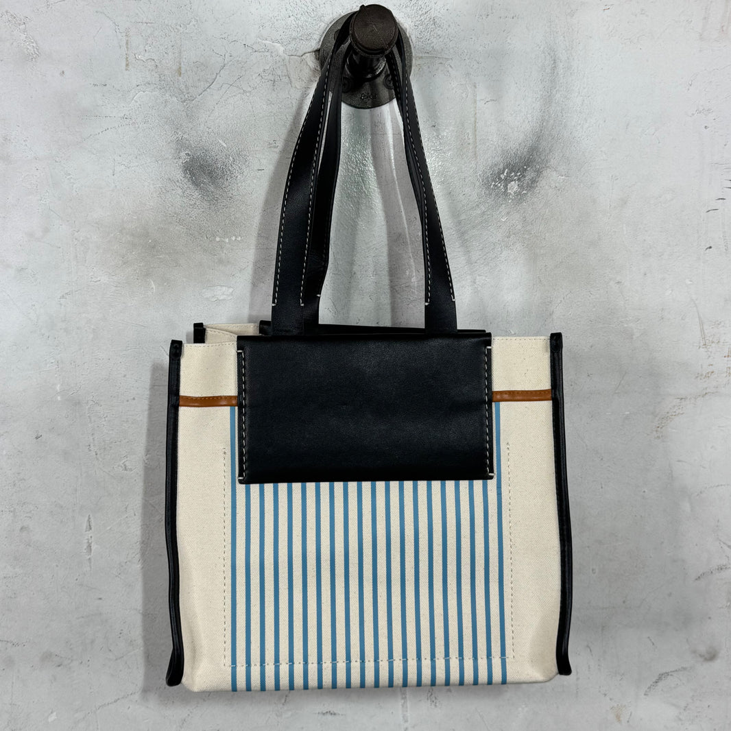 Proenza Striped Tote Bag