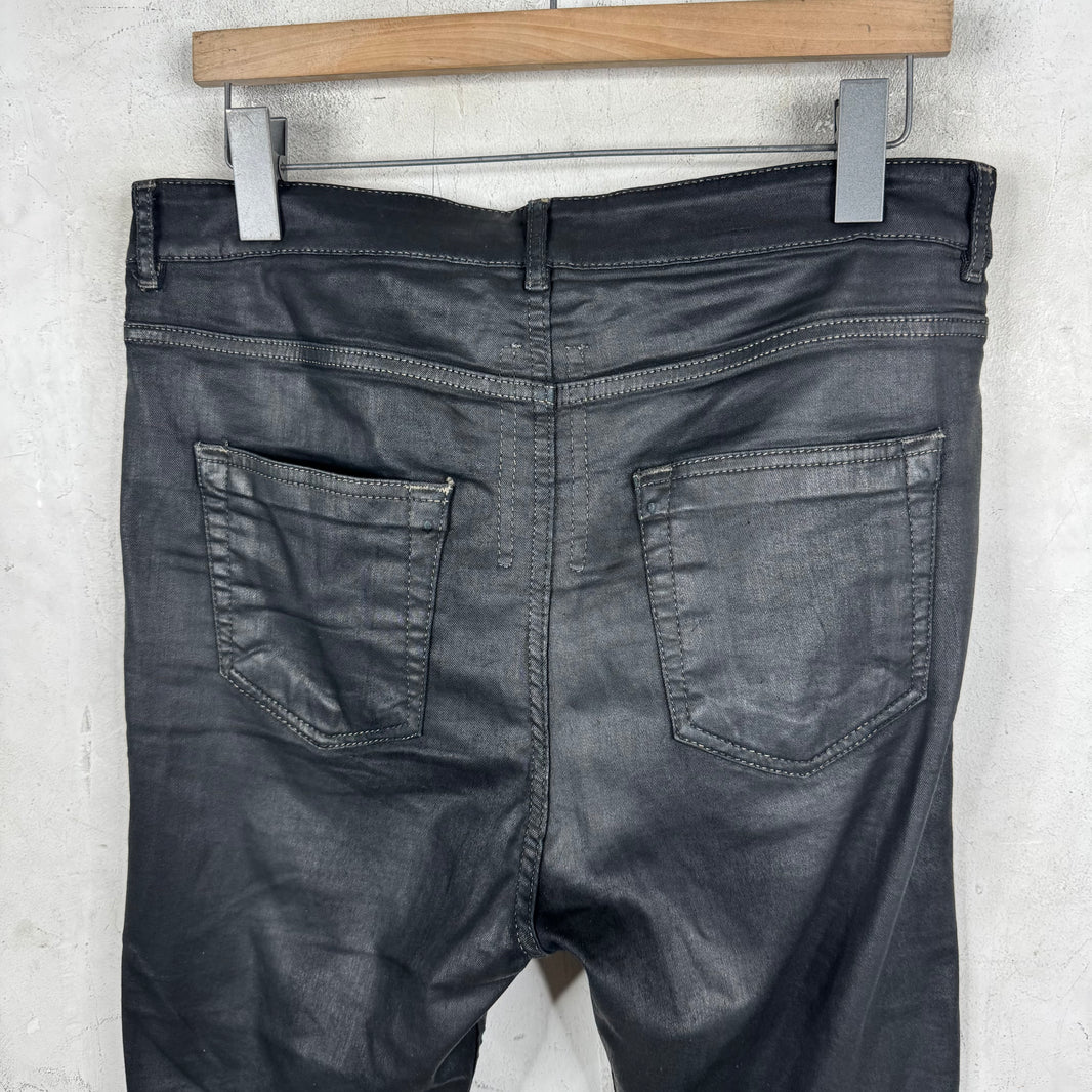 DRKSHDW Waxed Detroit Jeans