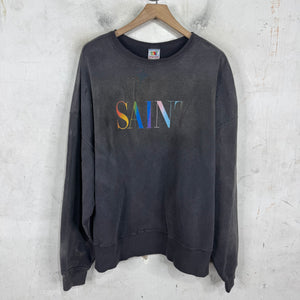 Saint Michael Multicolored Apple Logo Crewneck