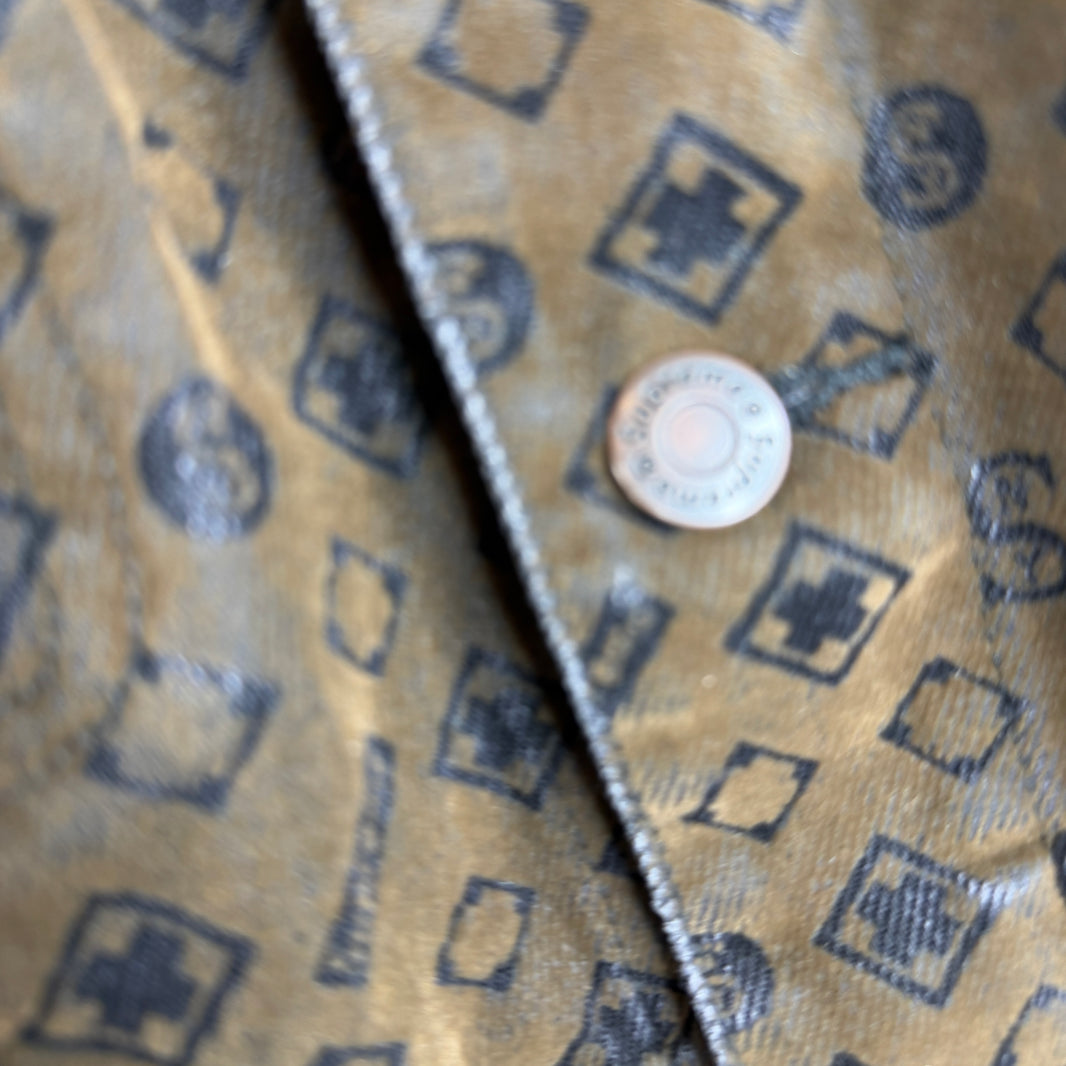 Supreme Monogram Velvet Trucker Jacket
