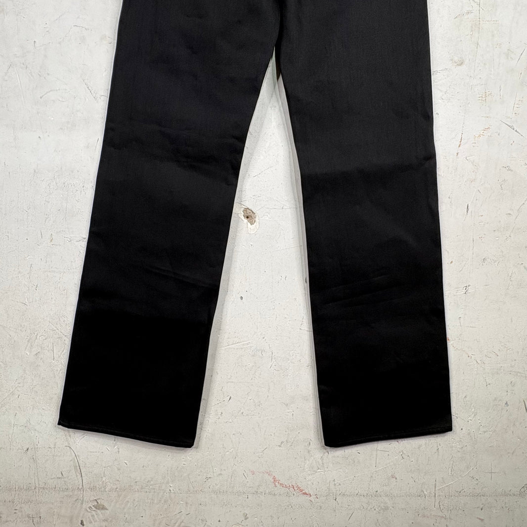 Gucci Black Raw Horsebit Jeans