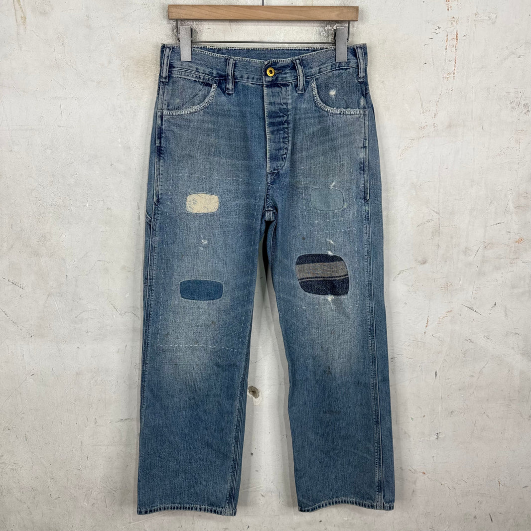 RRL Lightwash Repaired Vintage 5P Jeans