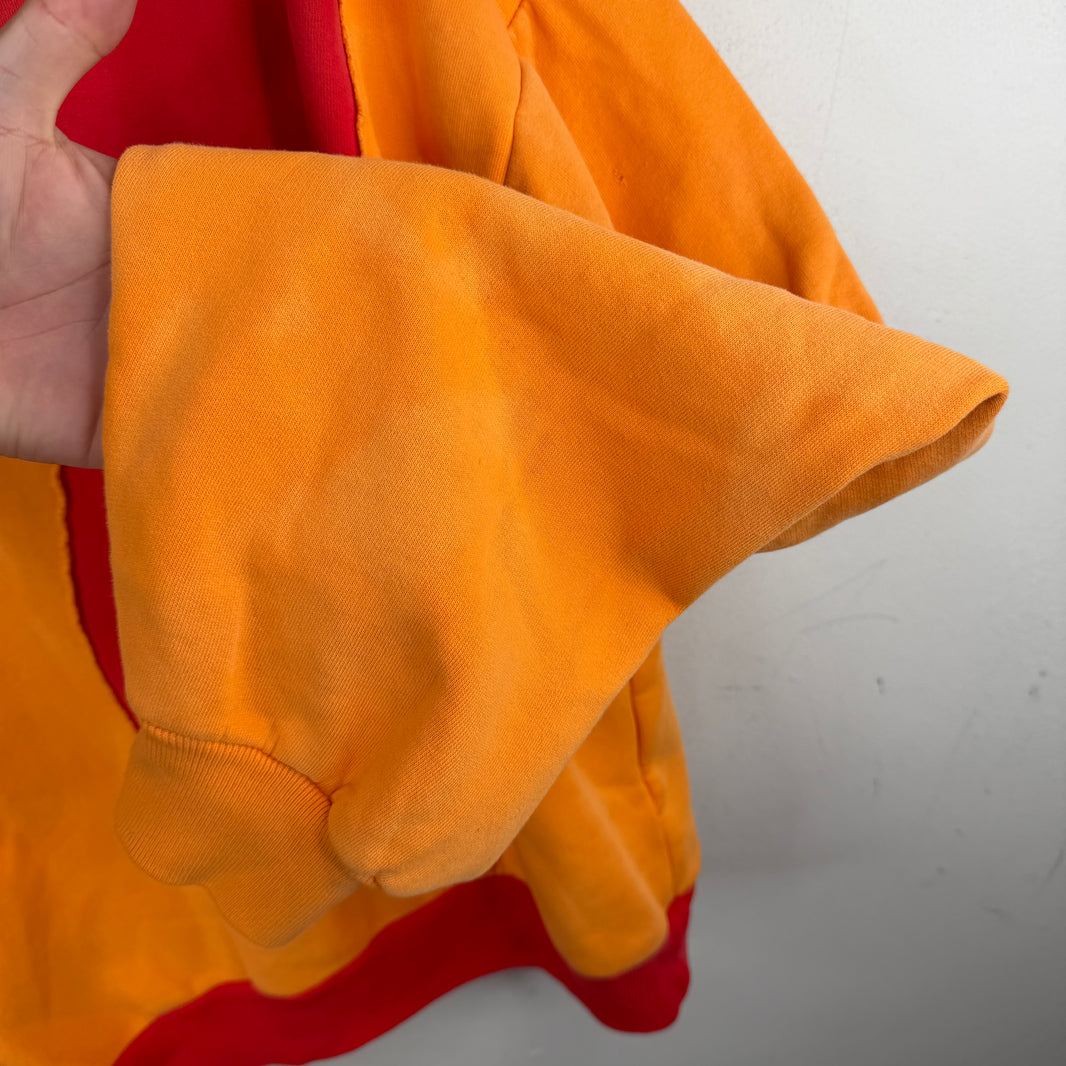 ERL Red/Orange Swirl Pullover Hoodie