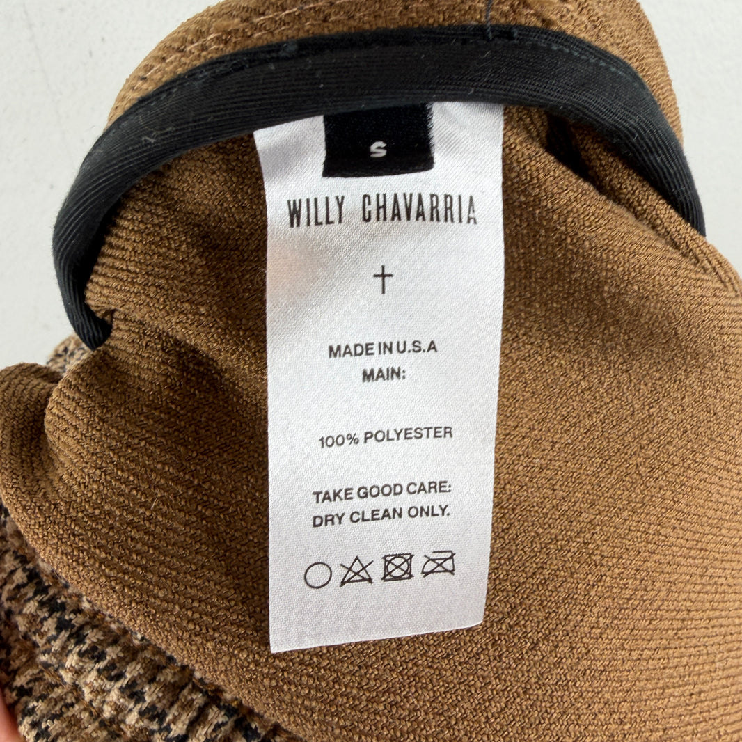 Willy Chavarria Houndstooth Elastic Band Lounge Pants