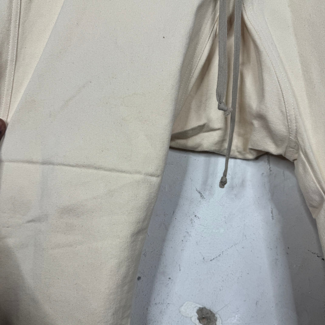 Rick Owens Cream DropCrotch Denim Pants