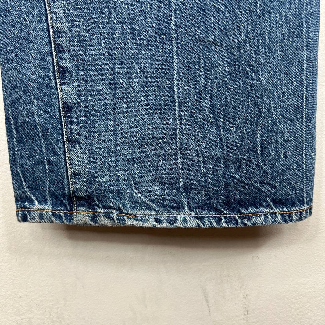 Our Legacy Treble Cut Wide Leg Denim Jeans