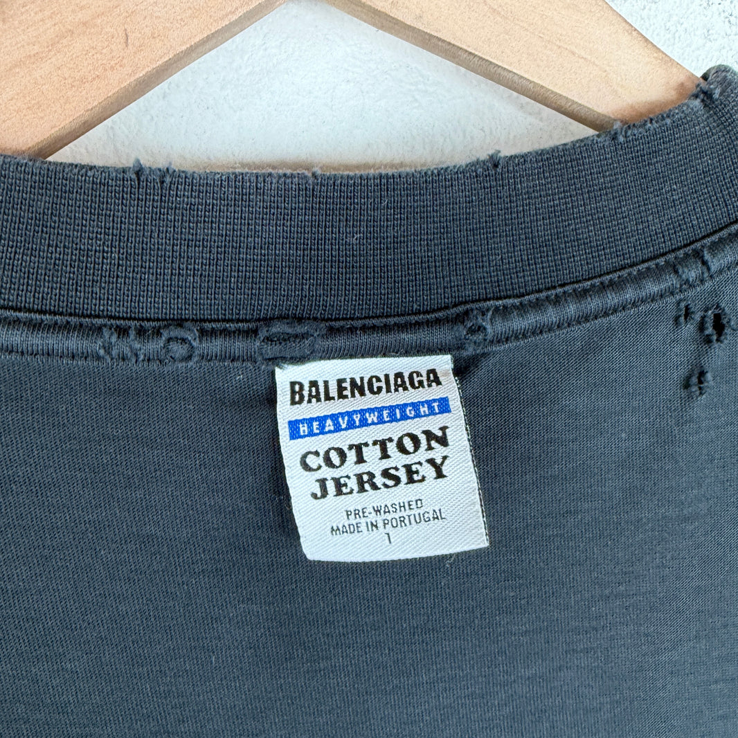 Balenciaga Distressed For Internal Use T-Shirt