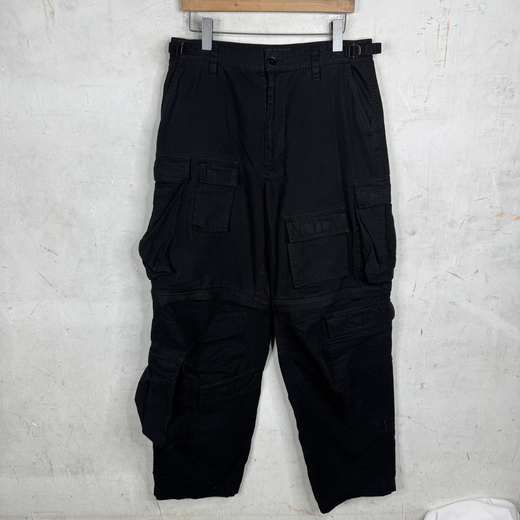 Balenciaga Mulitpocketed Convertible Cargos