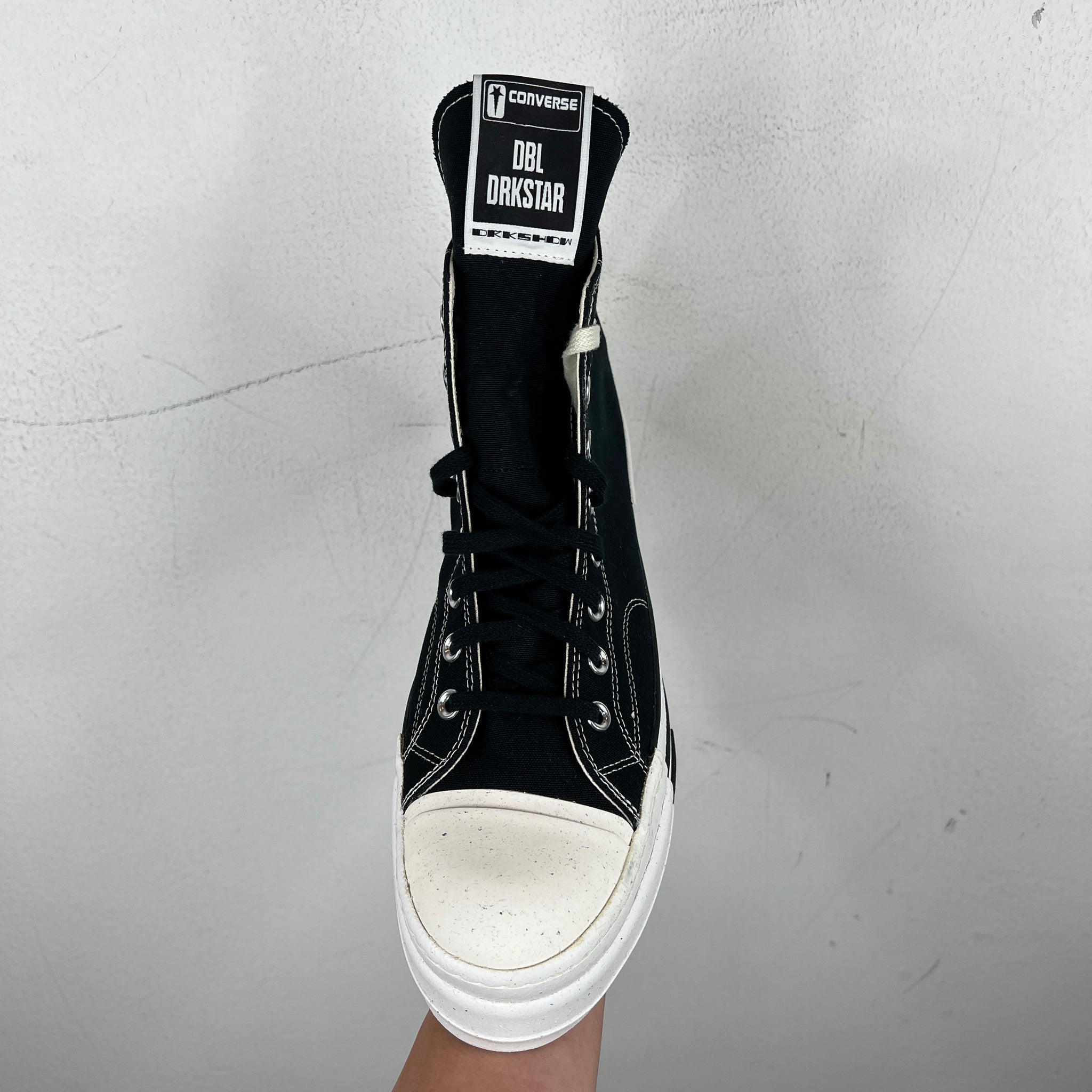 Rick Owens x Converse DRKSTAR DBL Highs