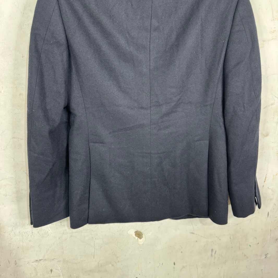 Thom Browne Navy Striped Liner Blazer