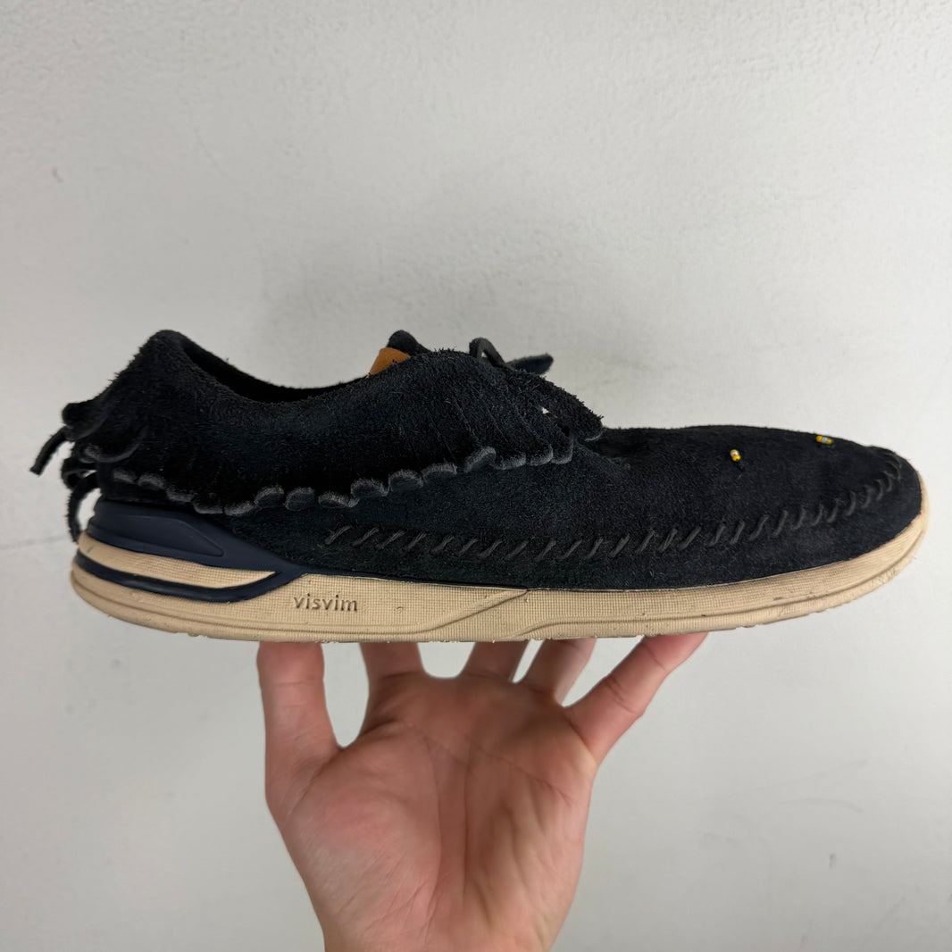 Visvim Navy Suede Maliseet Sneakers