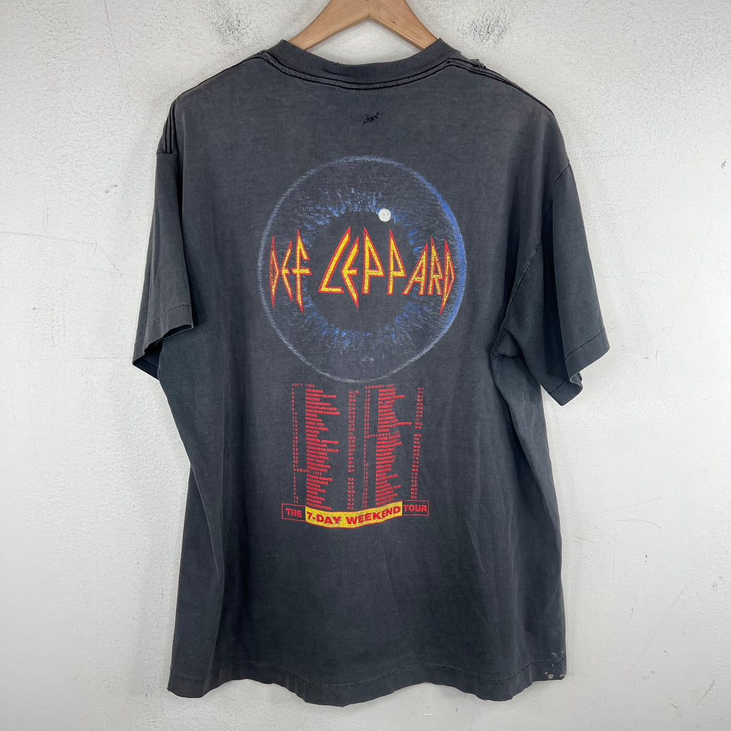 Vintage Def Leppard 7-Day Weekend Tour T-Shirt