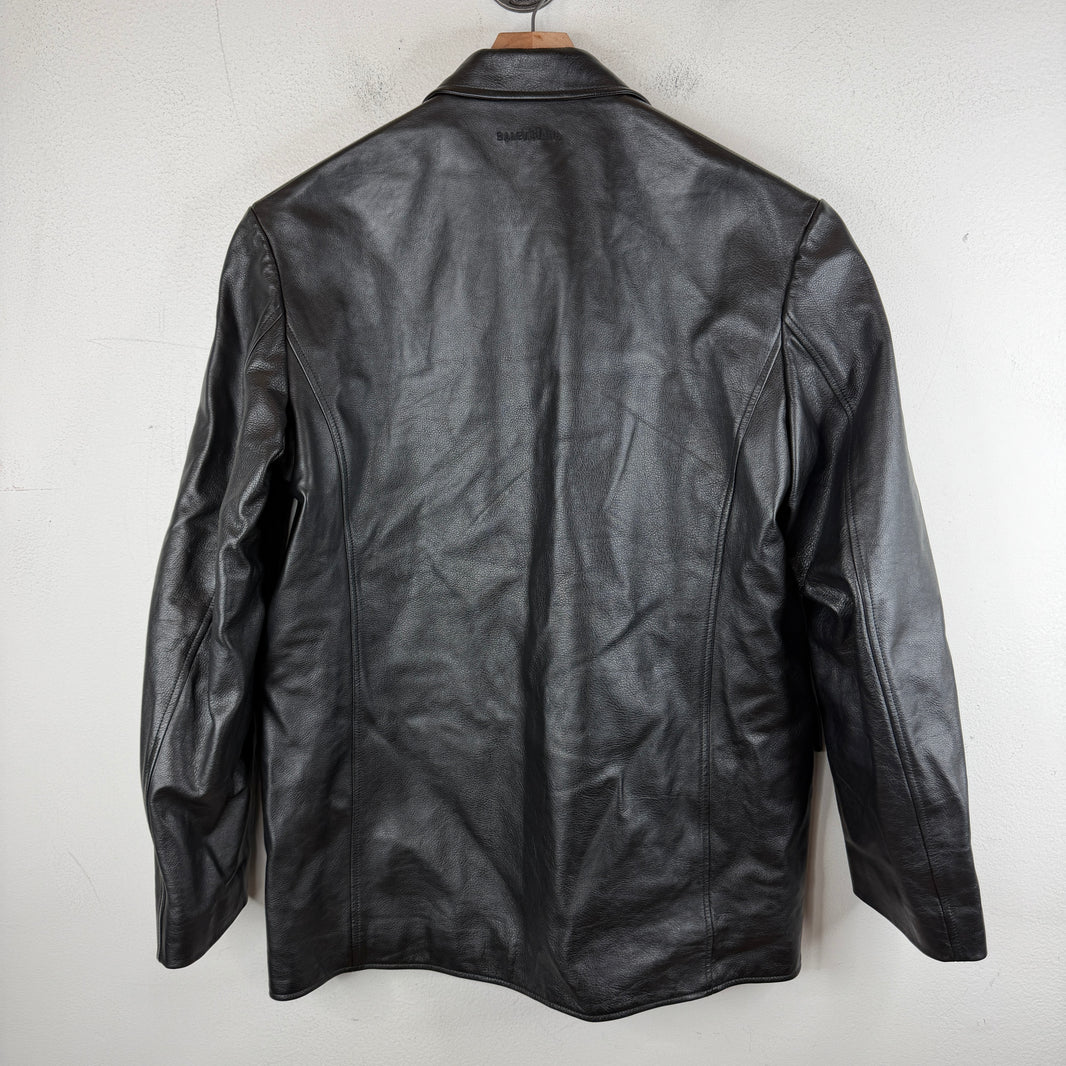 Balenciaga Sample Leather Blazer