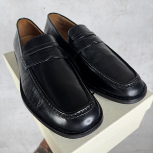 Our Legacy Black Leather Light Loafers