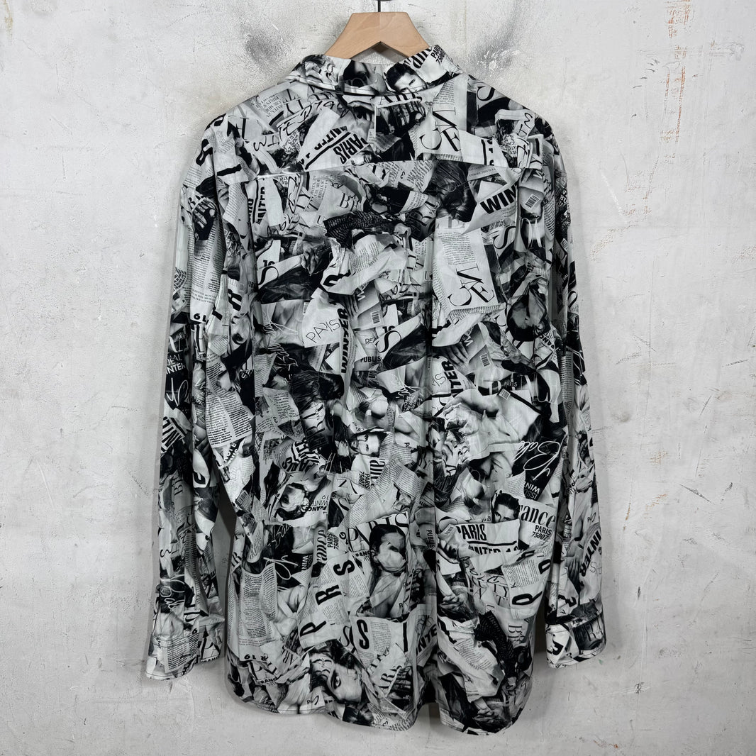 Balenciaga Magazine AOP Shirt