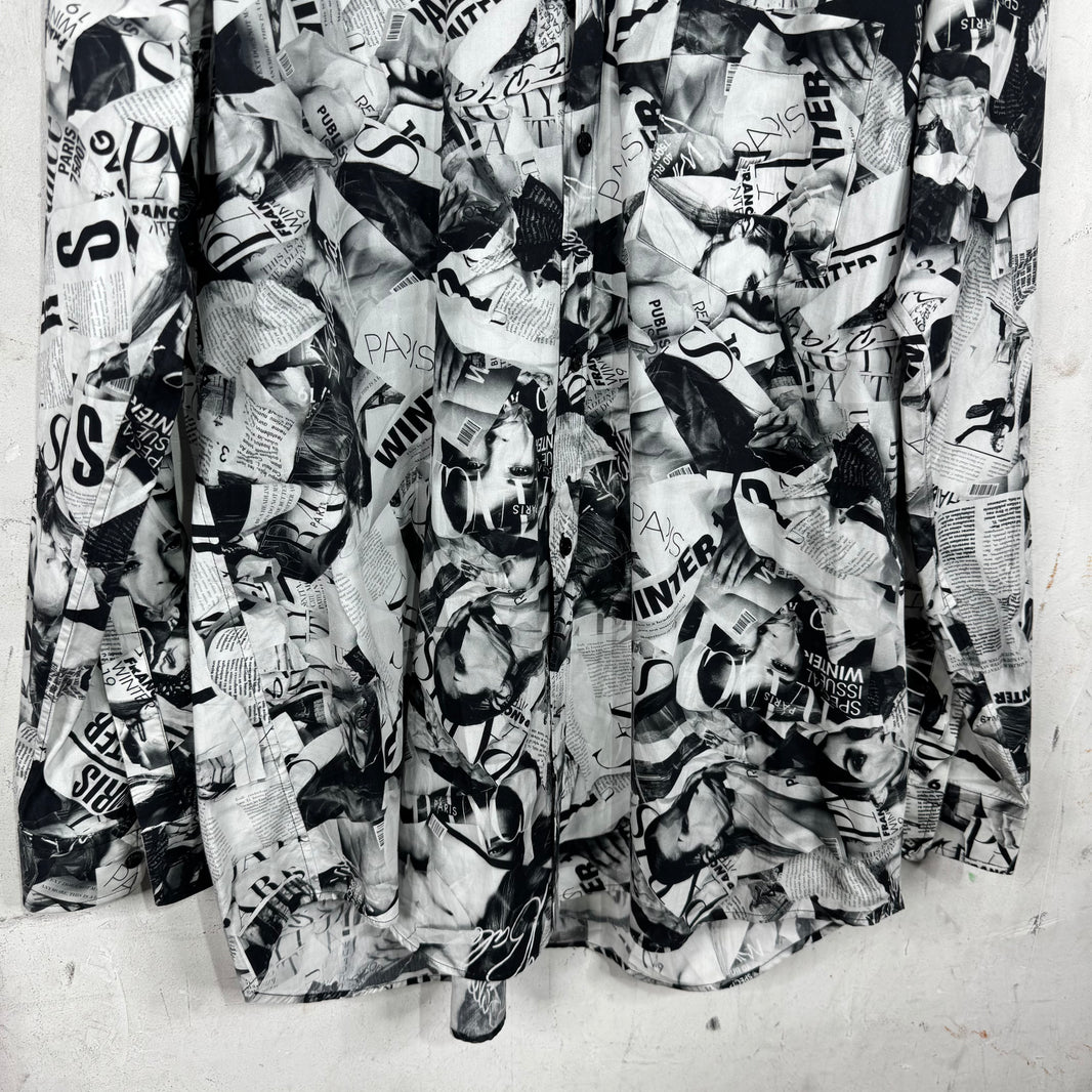 Balenciaga Magazine AOP Shirt