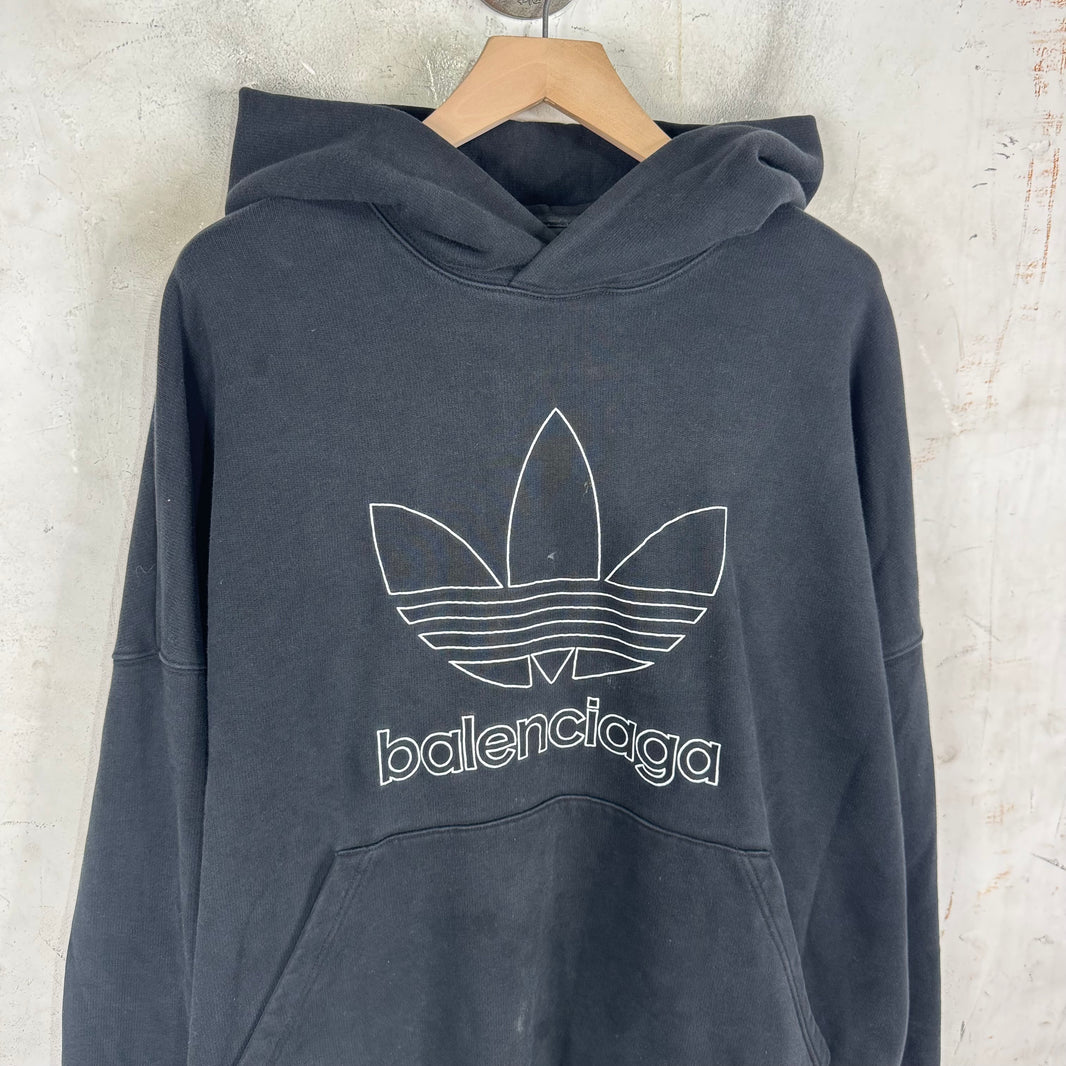 Balenciaga x Adidas Black Hoodie