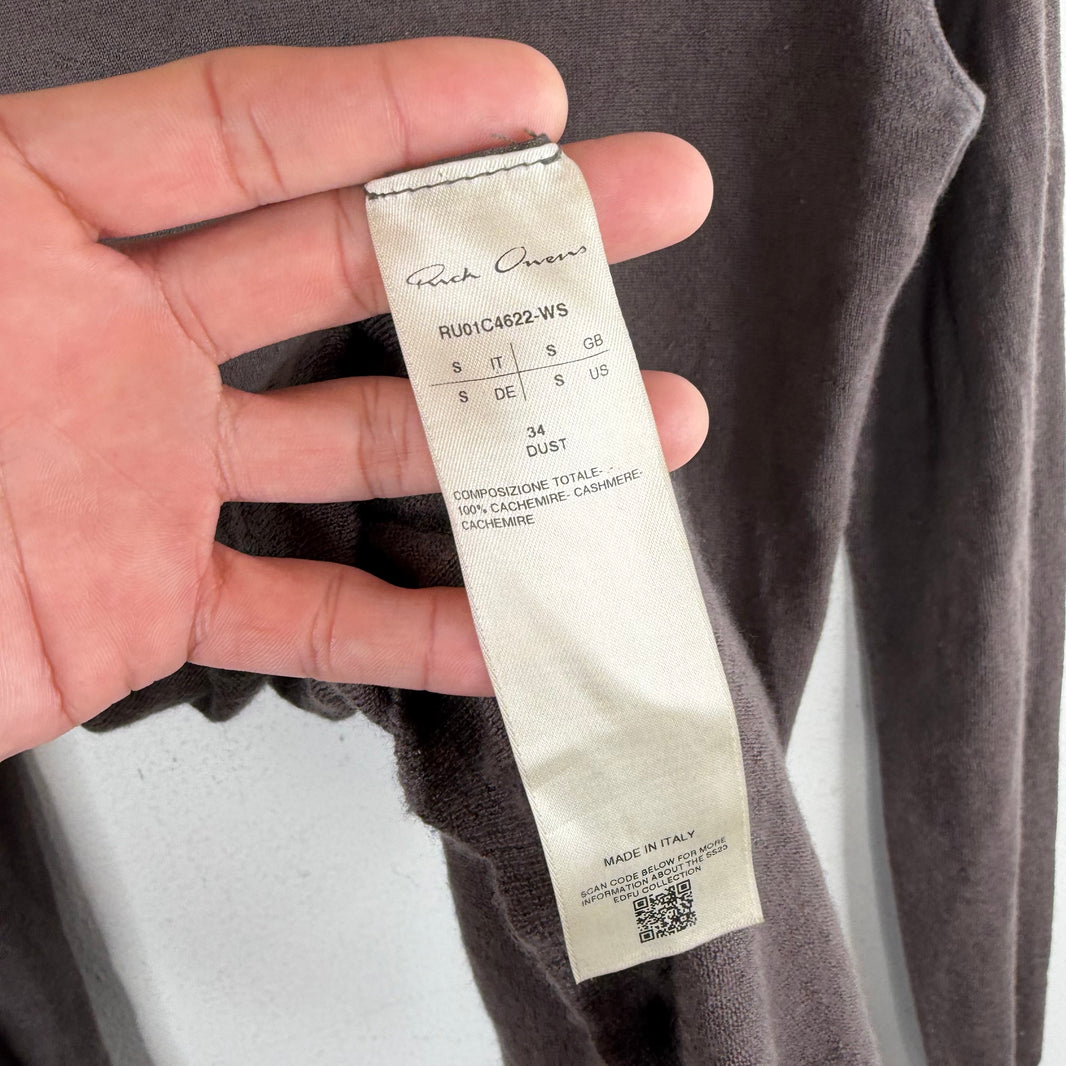 Rick Owens Cashmere Brown Sweater
