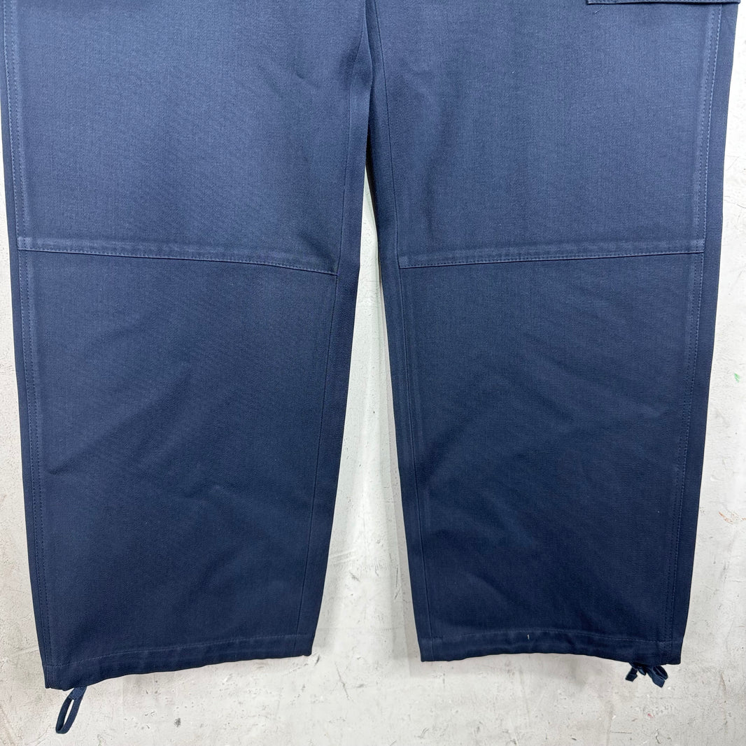 Louis Vuitton Navy Loose Pin Cargo Pants