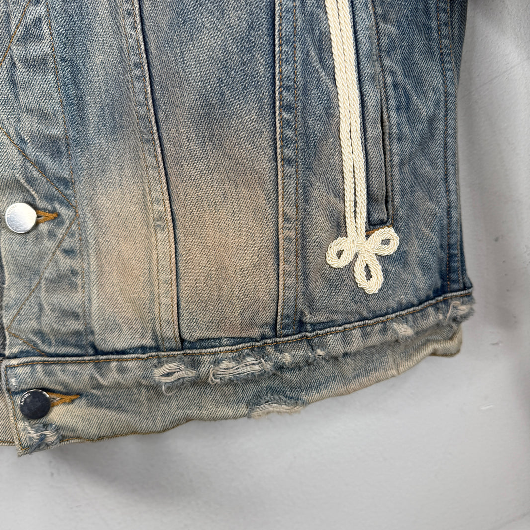 Amiri Chainstitch Detail Denim Jacket