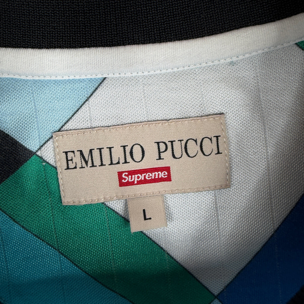 Supreme Blue Emilio Pucci Soccer Jersey