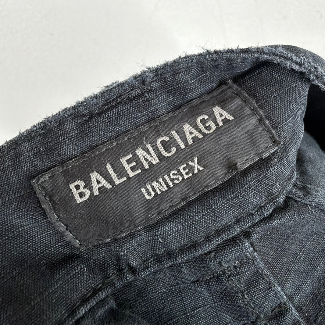 Balenciaga Distressed Cargo Shorts