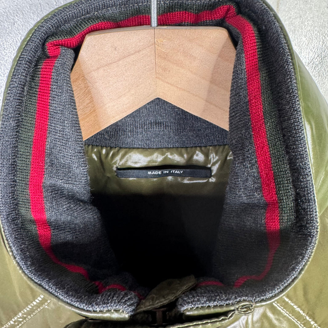 Gucci Army Green Puffer Jacket