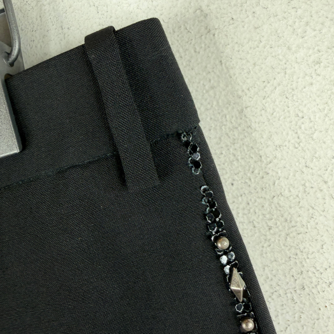 Saint Laurent Studded Dress Pants