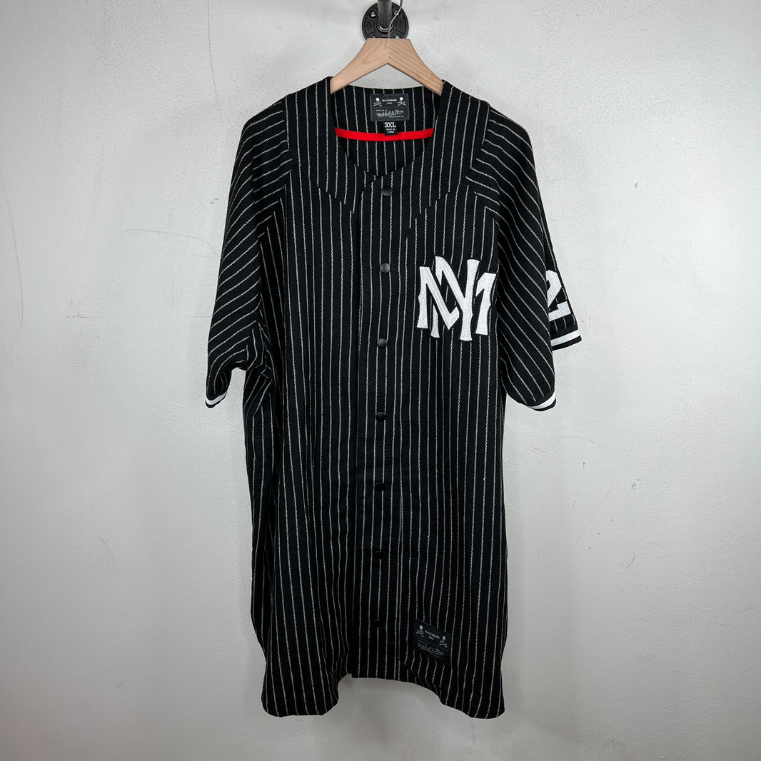 Mastermind Mitchell & Ness Striped Baseball Jersey