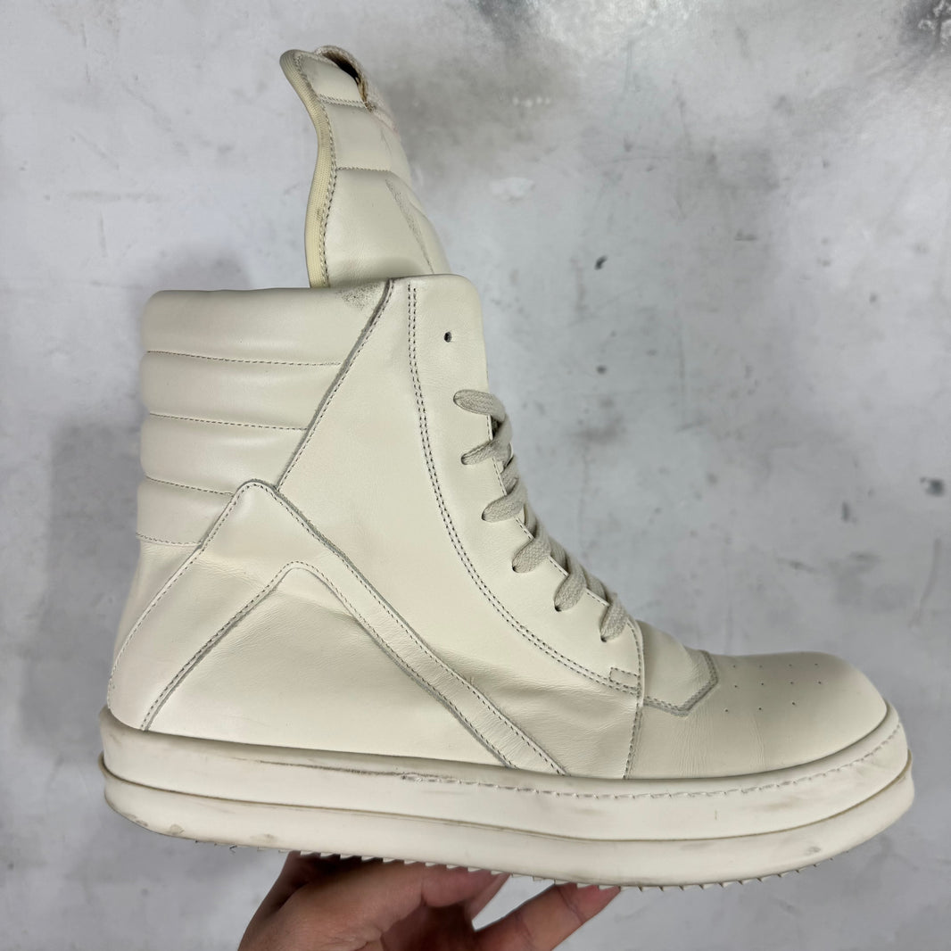 Rick Owens Milk Tonal Geobaskets