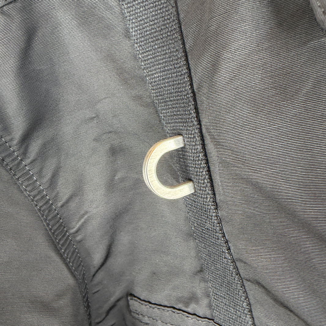 DRKSHDW Nylon Cargo Front Logo Button Up LS Shirt
