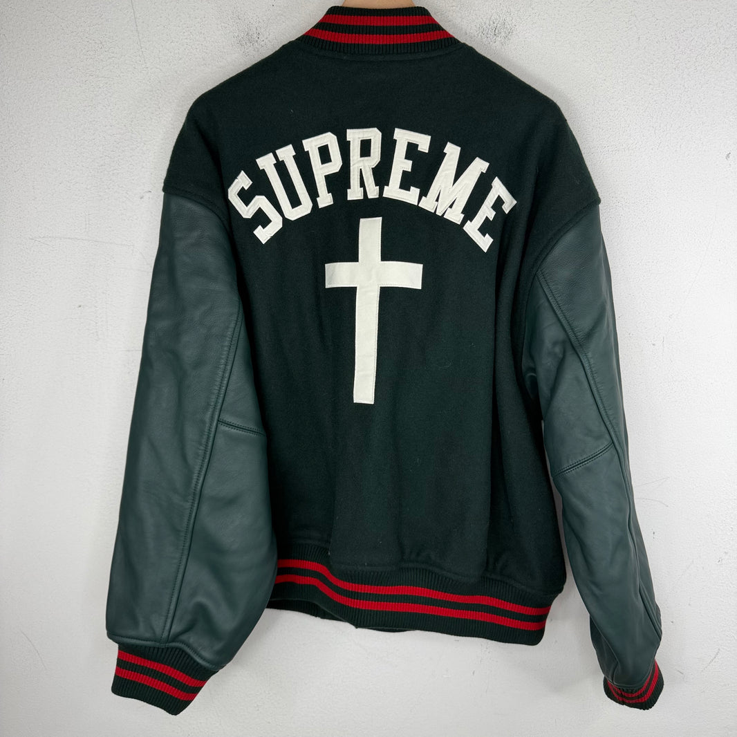 Supreme Cross Varsity Jacket