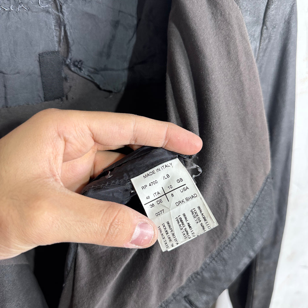 Rick Owens Smoked Older Leather Jacket