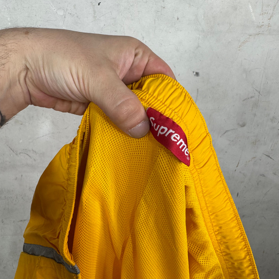 Supreme Yellow Reflective Nylon Pants
