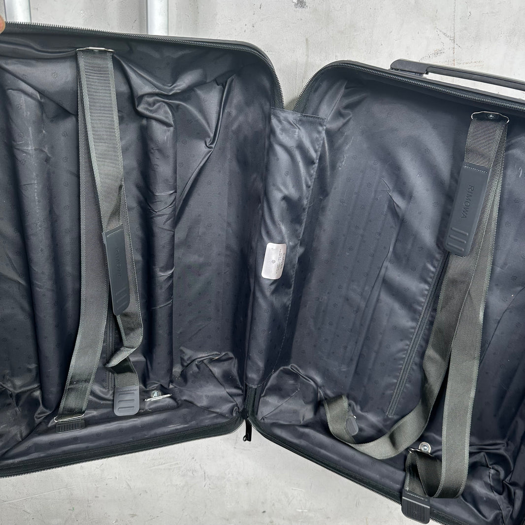 Rimowa Black Plastic Carryon Plus Suitcase