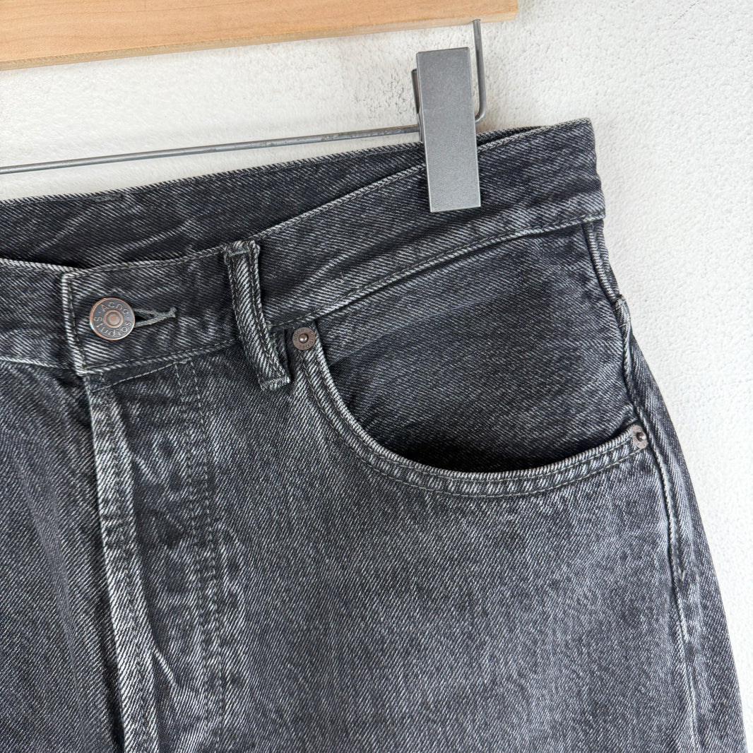 Acne Studios Black Baggy Jeans