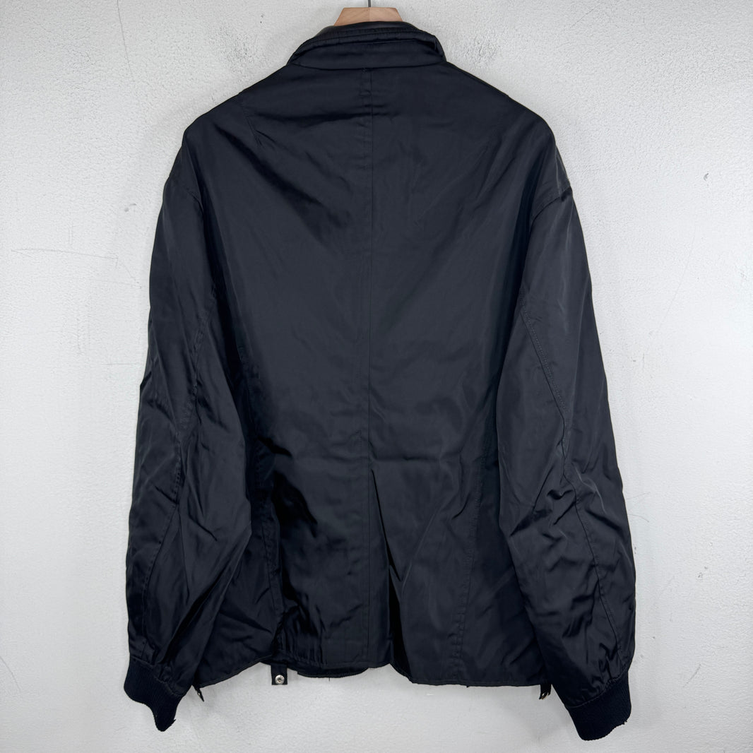 Prada Leather Hybrid Jacket