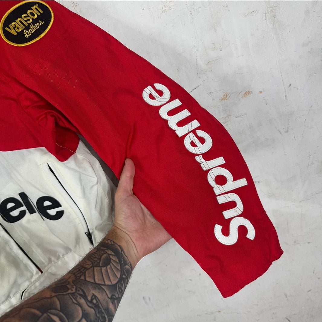 Supreme x Vanson Canvas Racing Jacket