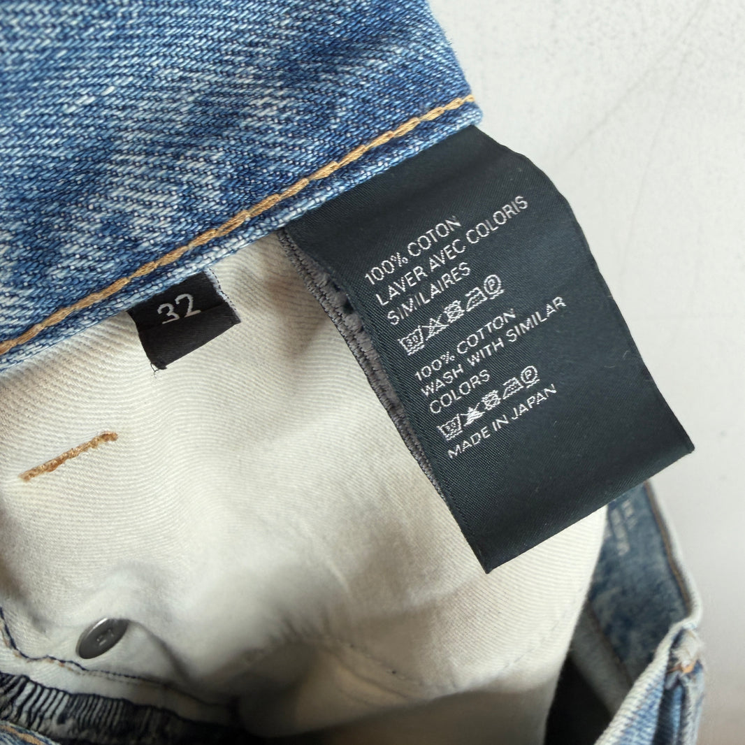 Celine Bleach Splatter Kurt Jeans