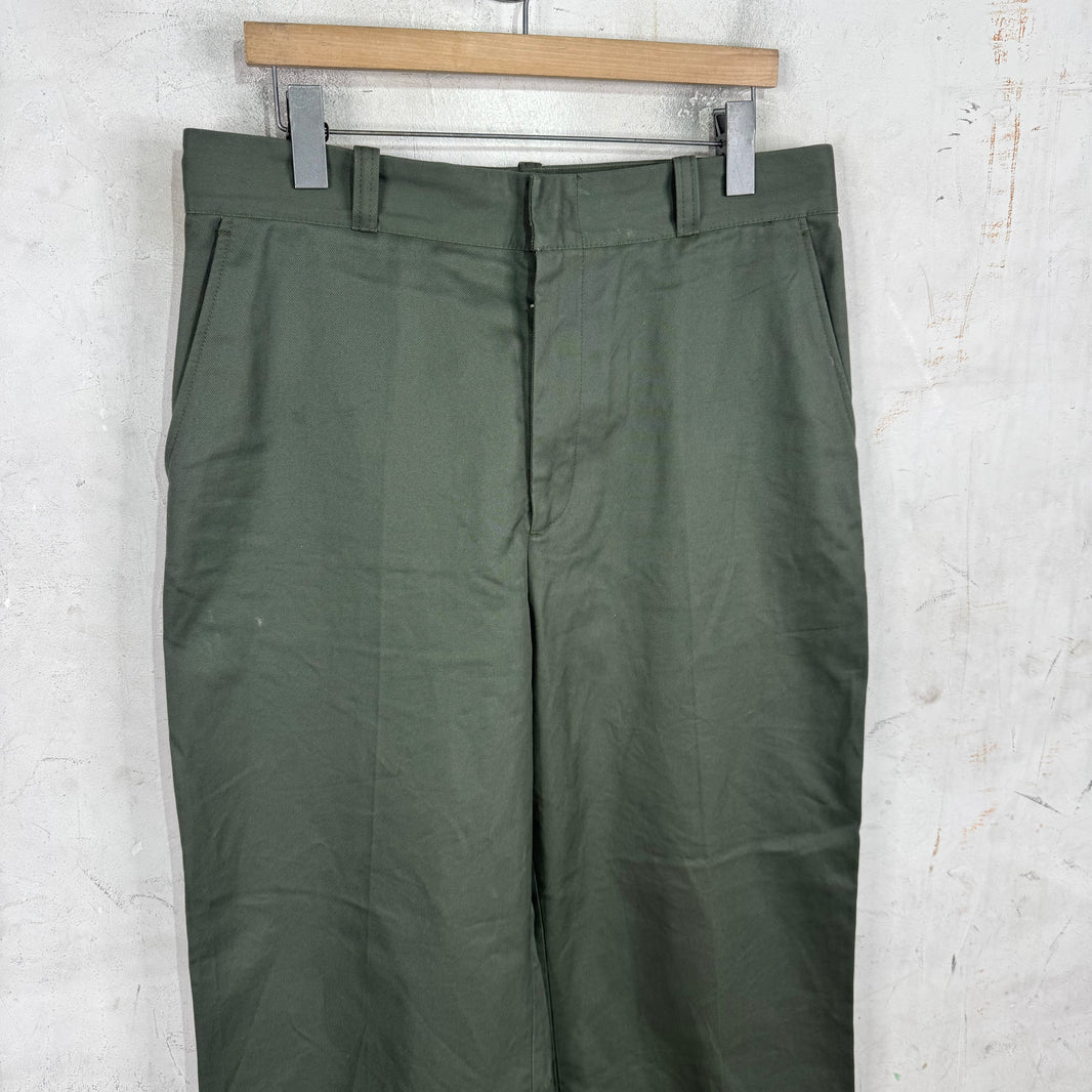 Acne Studios Olive Canvas Work Pants