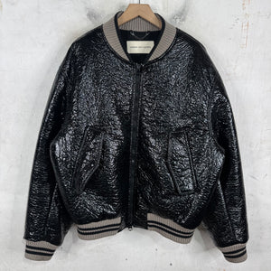 Dries Van Noten PVC Coated Back Zip Bomber