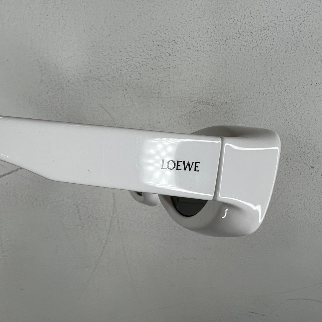 Loewe White Oval Sunglasses