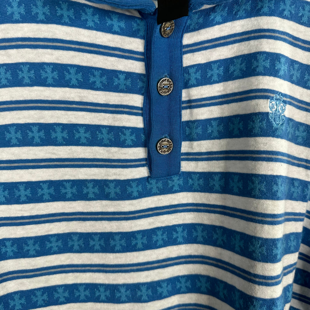 Chrome Hearts Striped Rugby Polo