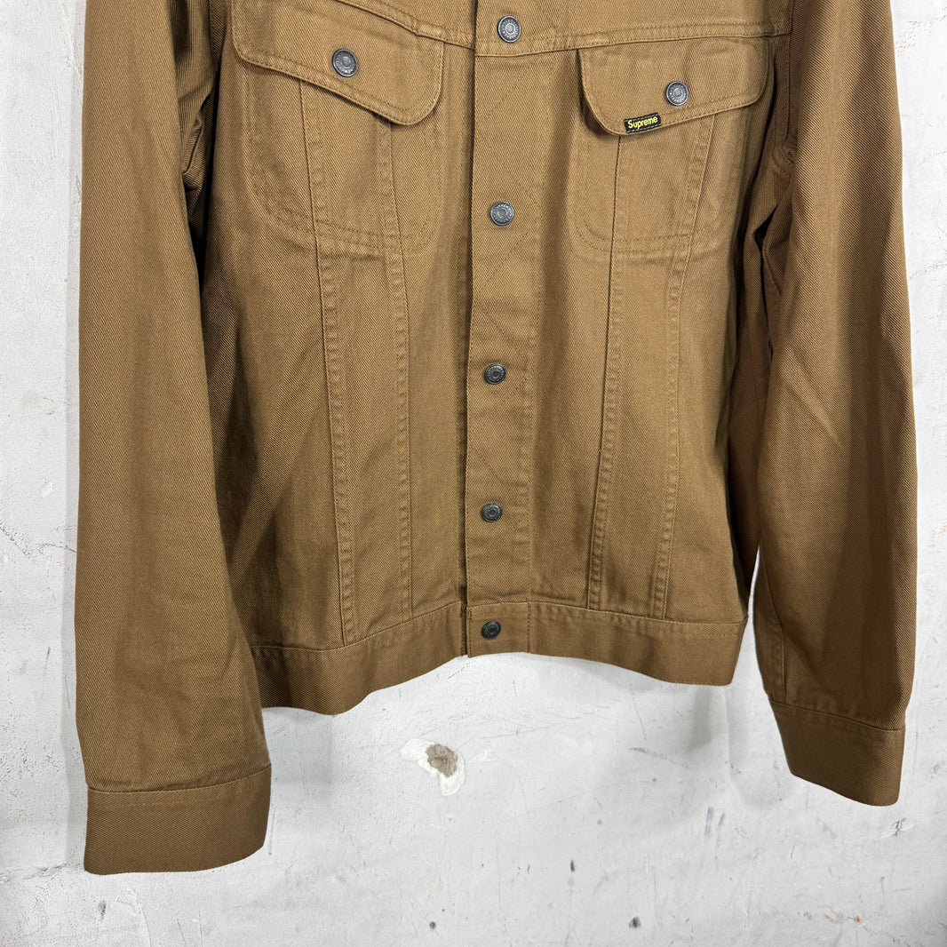 Supreme Light Brown Trucker Jacket