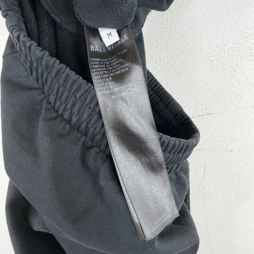 Balenciaga Smoked Size Sticker Sweatpants