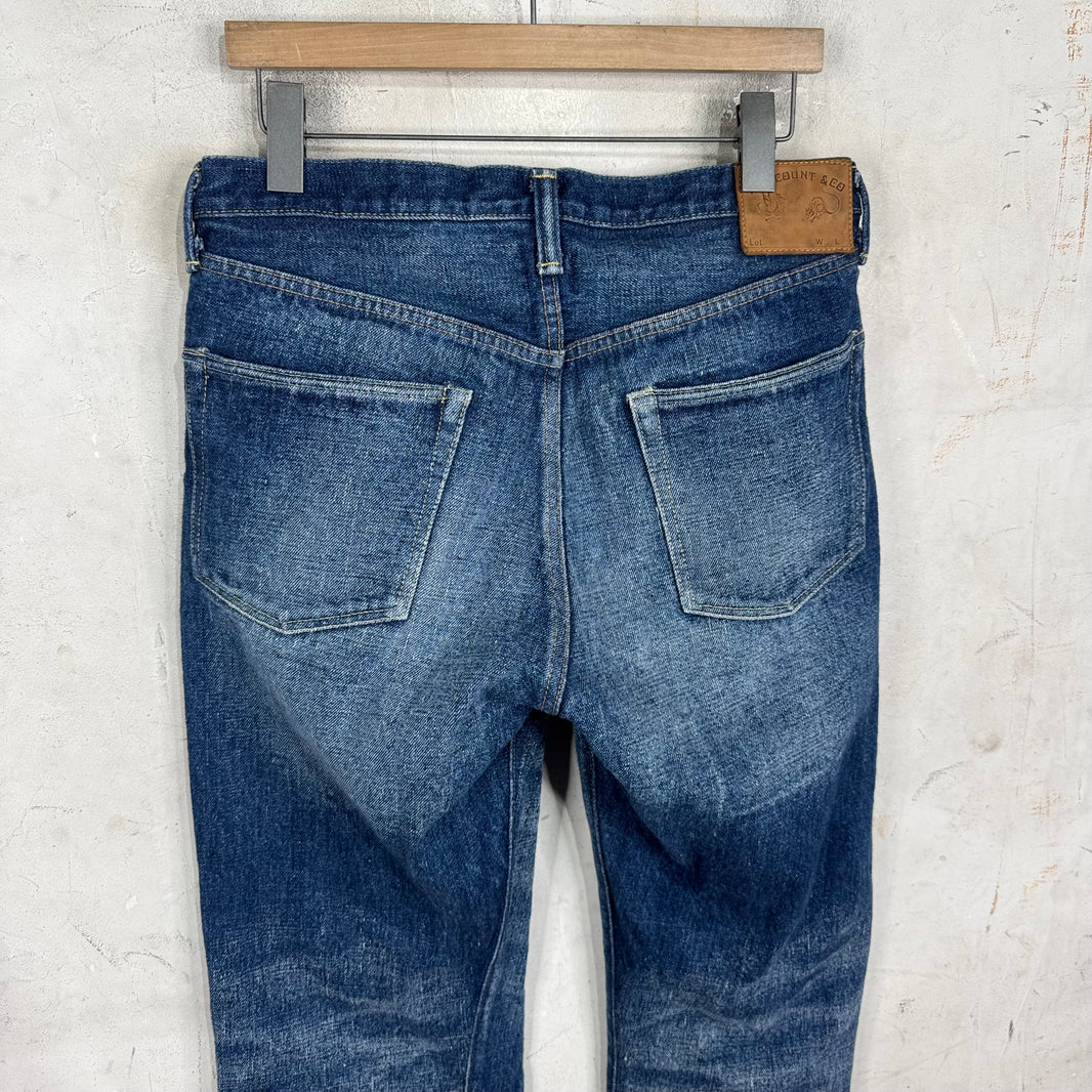 Full Count Slubby Faded Selvedge Jeans