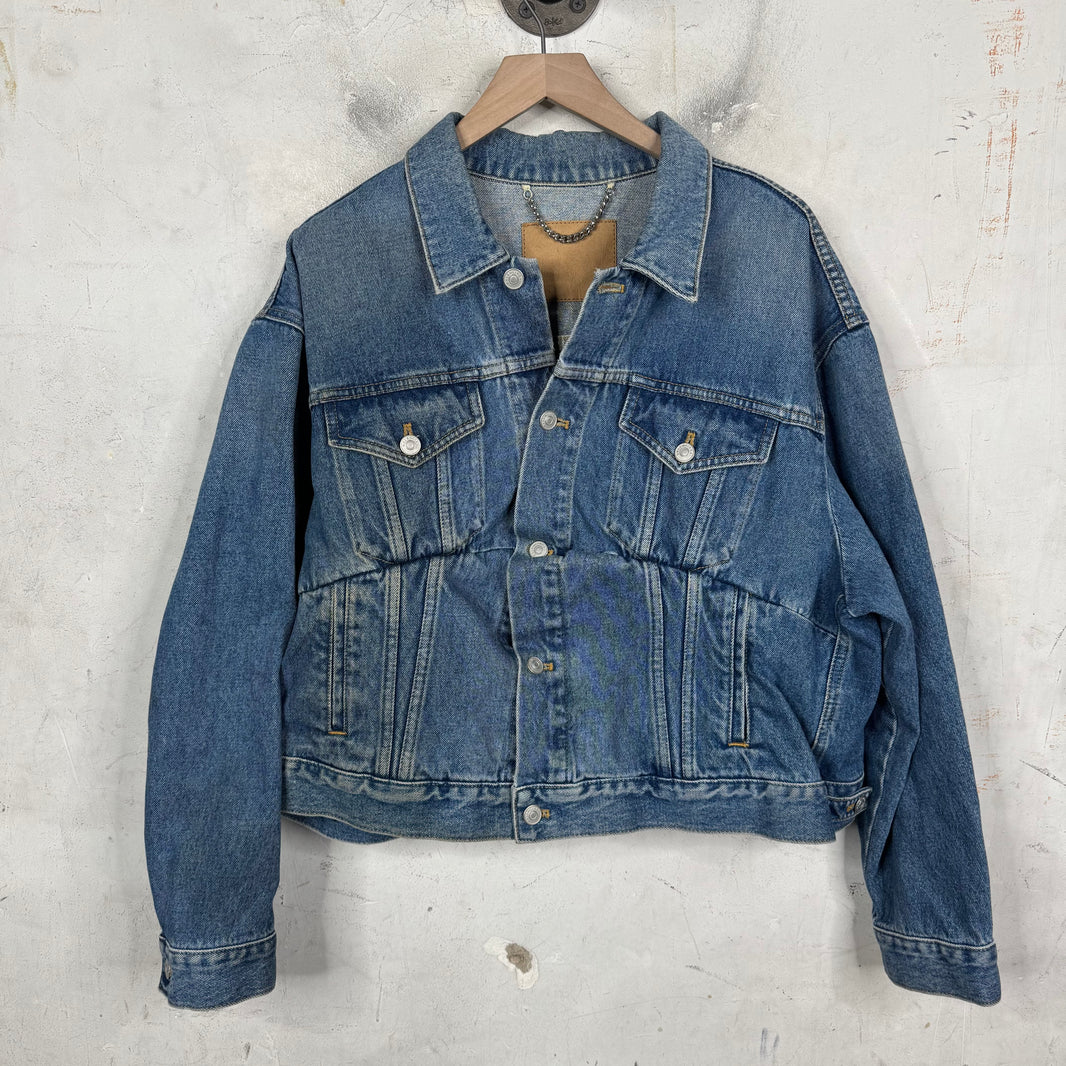 Balenciaga Blue Denim Swing Jacket
