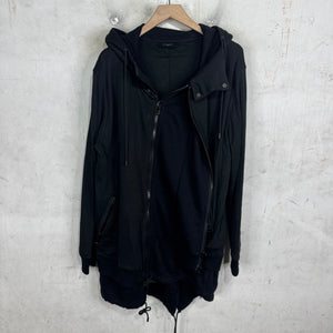 Givenchy Double Layered Zip Hoodie