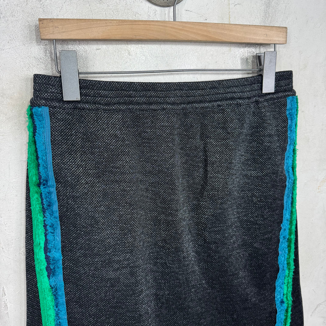 Kiko Kostadinov Frayed Stripe Long Skirt