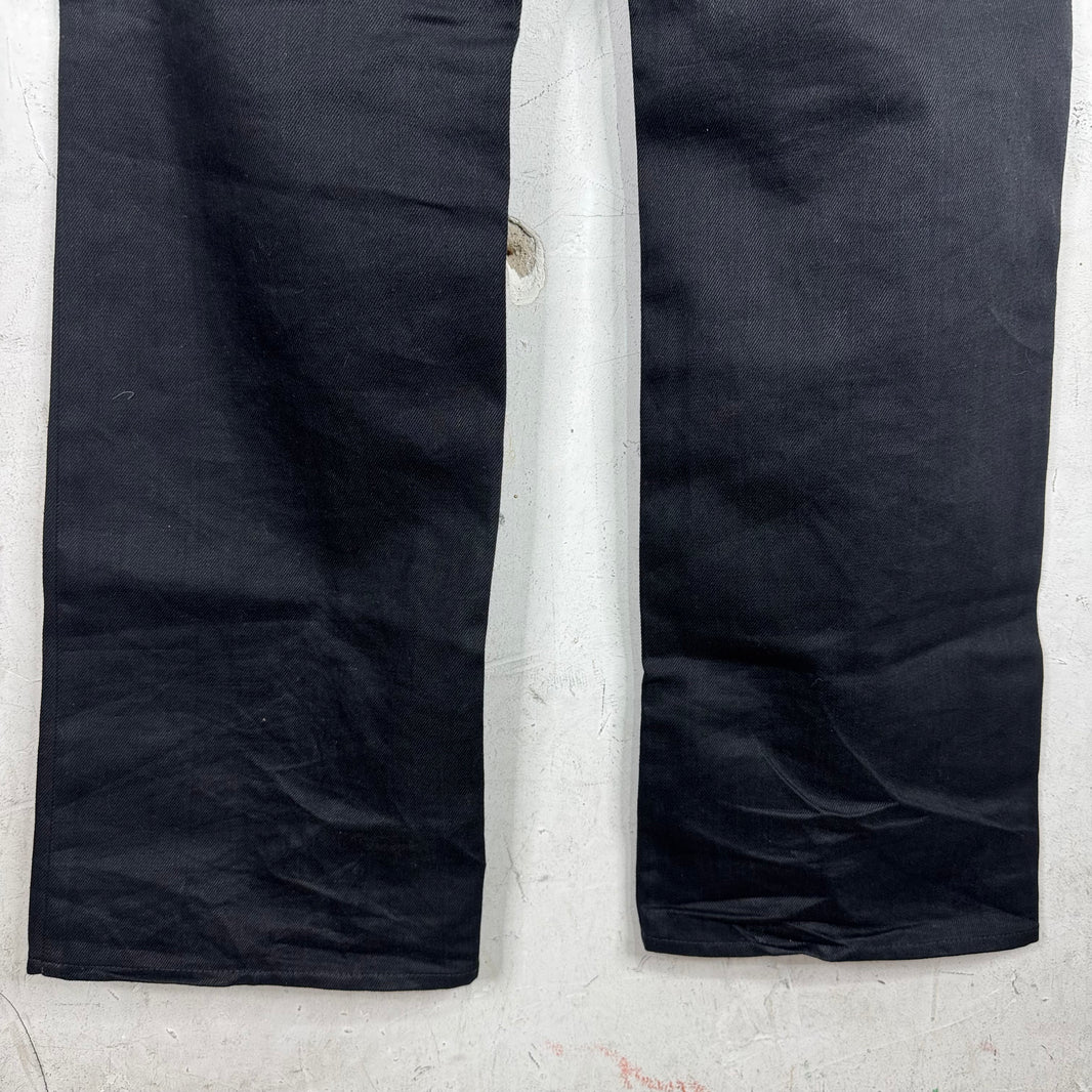 Gucci Black Raw Horsebit Jeans